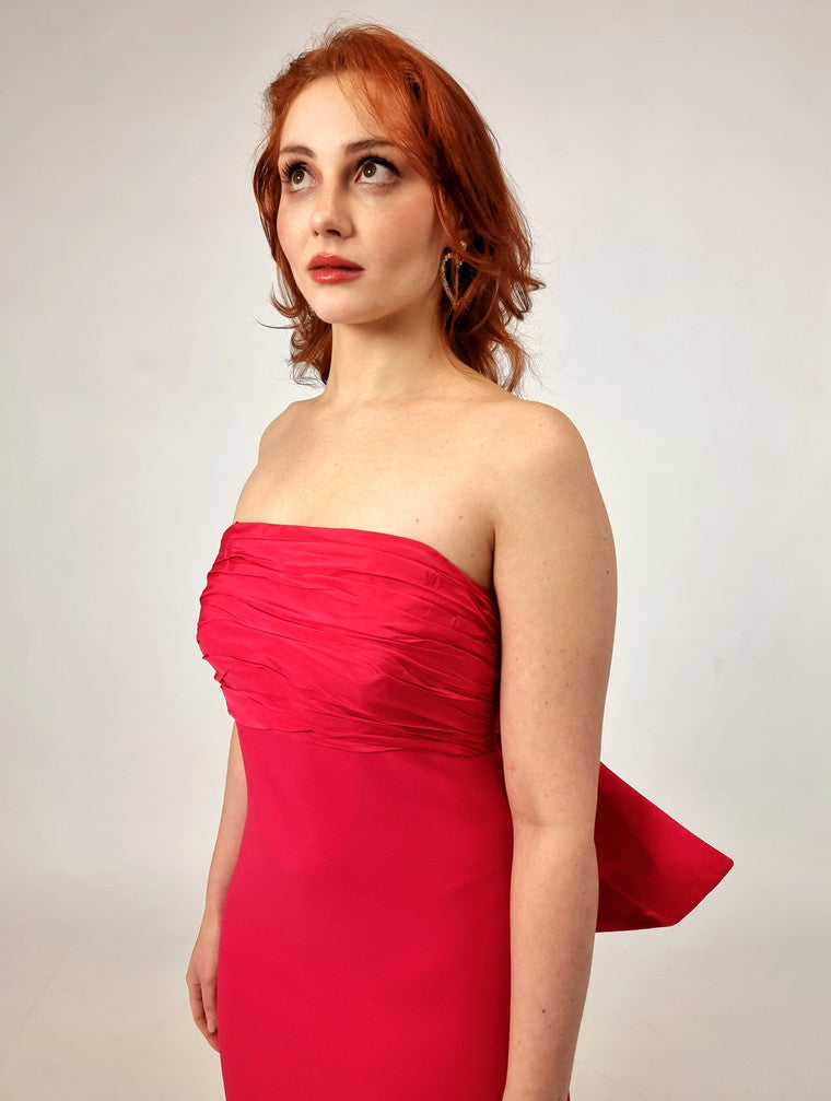 Moskada Rasberry Cecilia Dress