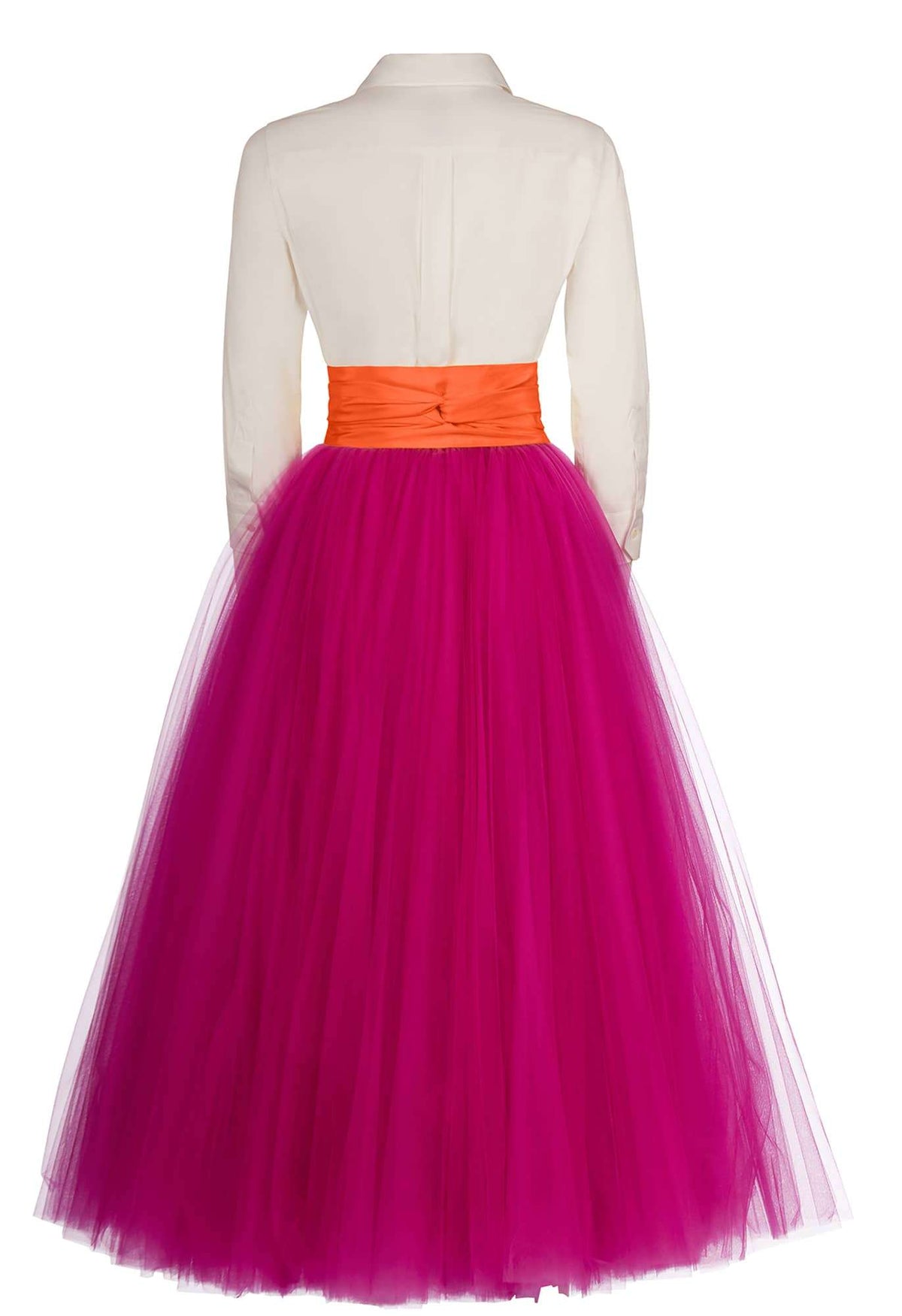 Sara Roka Jinny Tulle Midi Dress