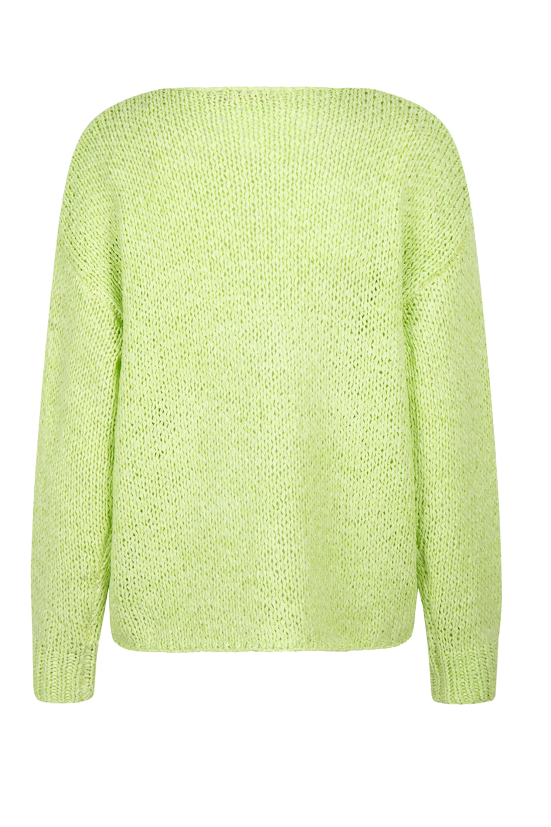 Esqualo Apple Green V Neck Sweater