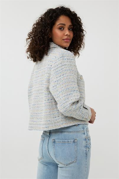 Esqualo Tweed Blue Blazer