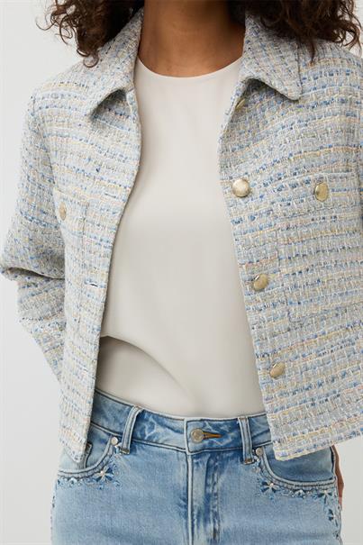 Esqualo Tweed Blue Blazer
