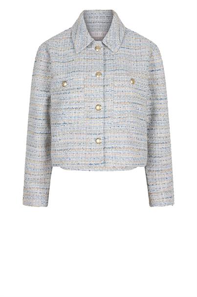 Esqualo Tweed Blue Blazer