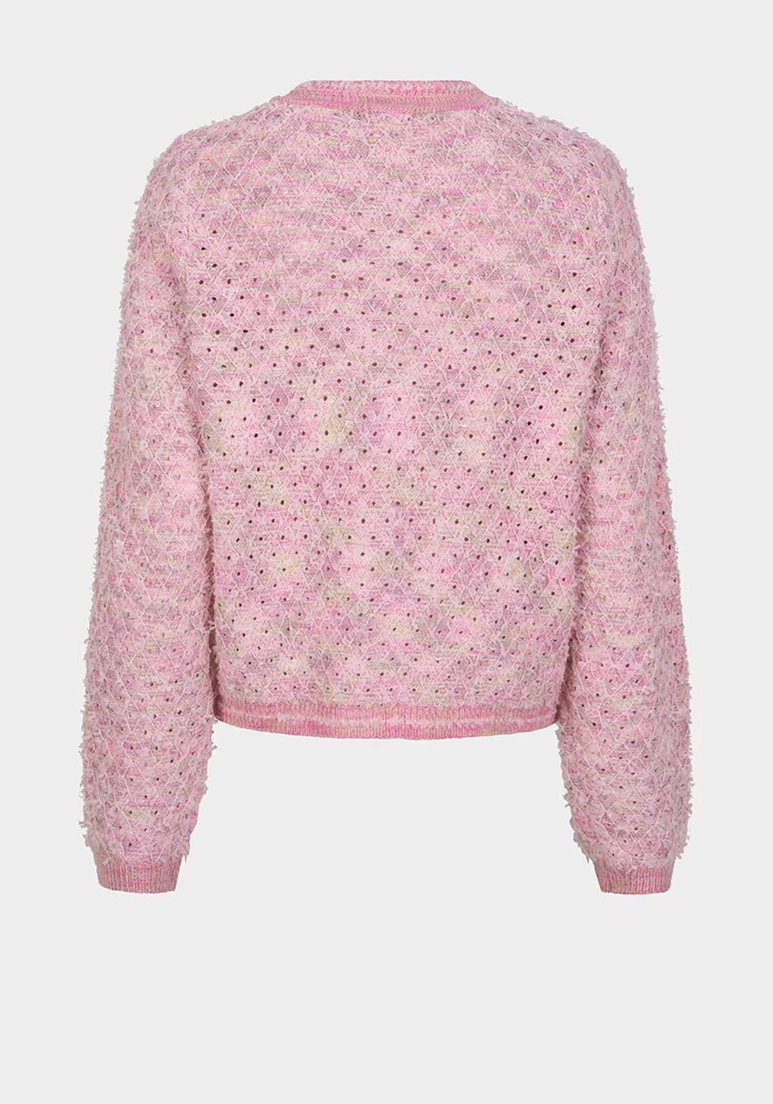 Esqualo Rose Cardigan Fancy Knit Cardigan