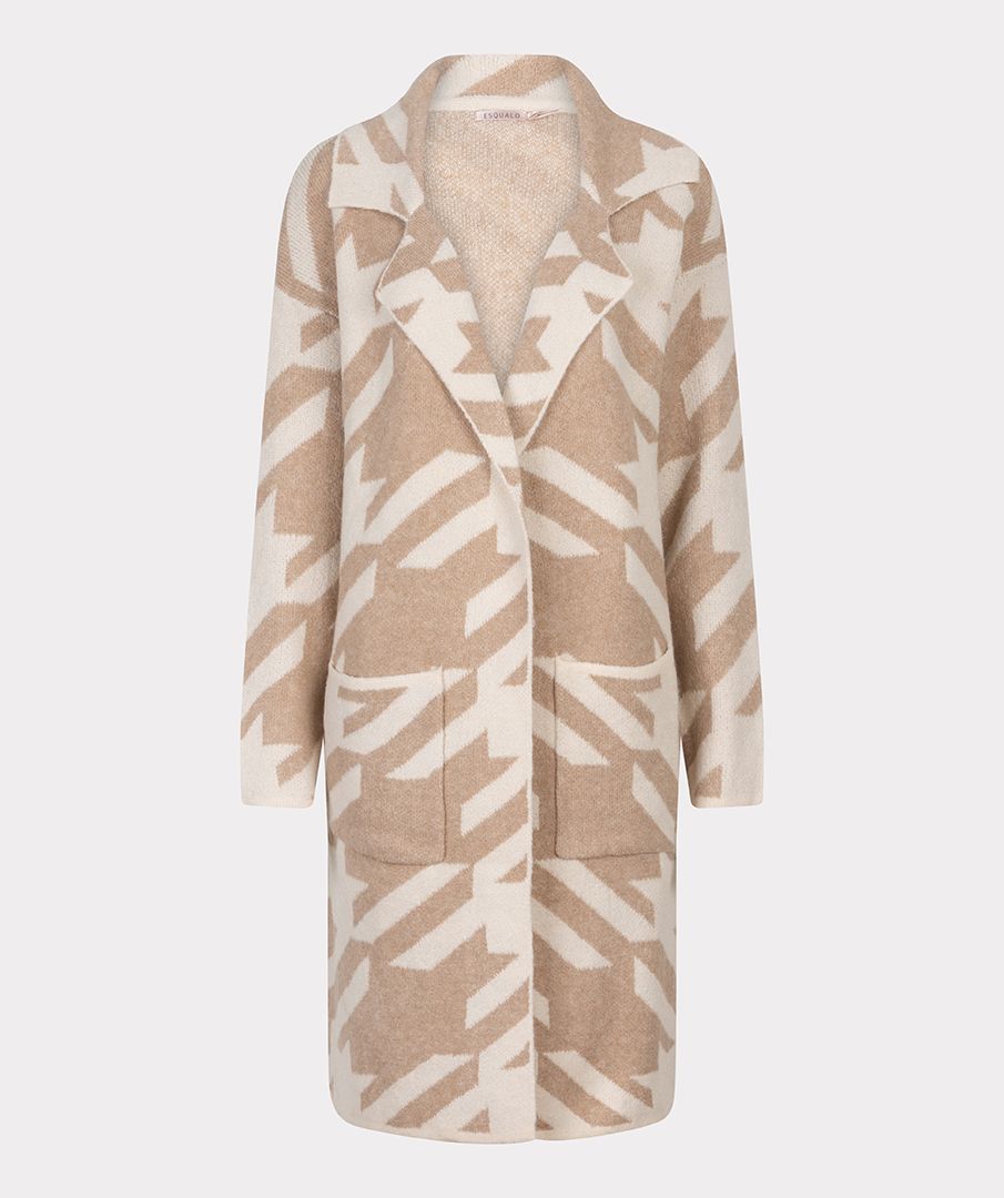 Esqualo Off White/Beige Cardigan