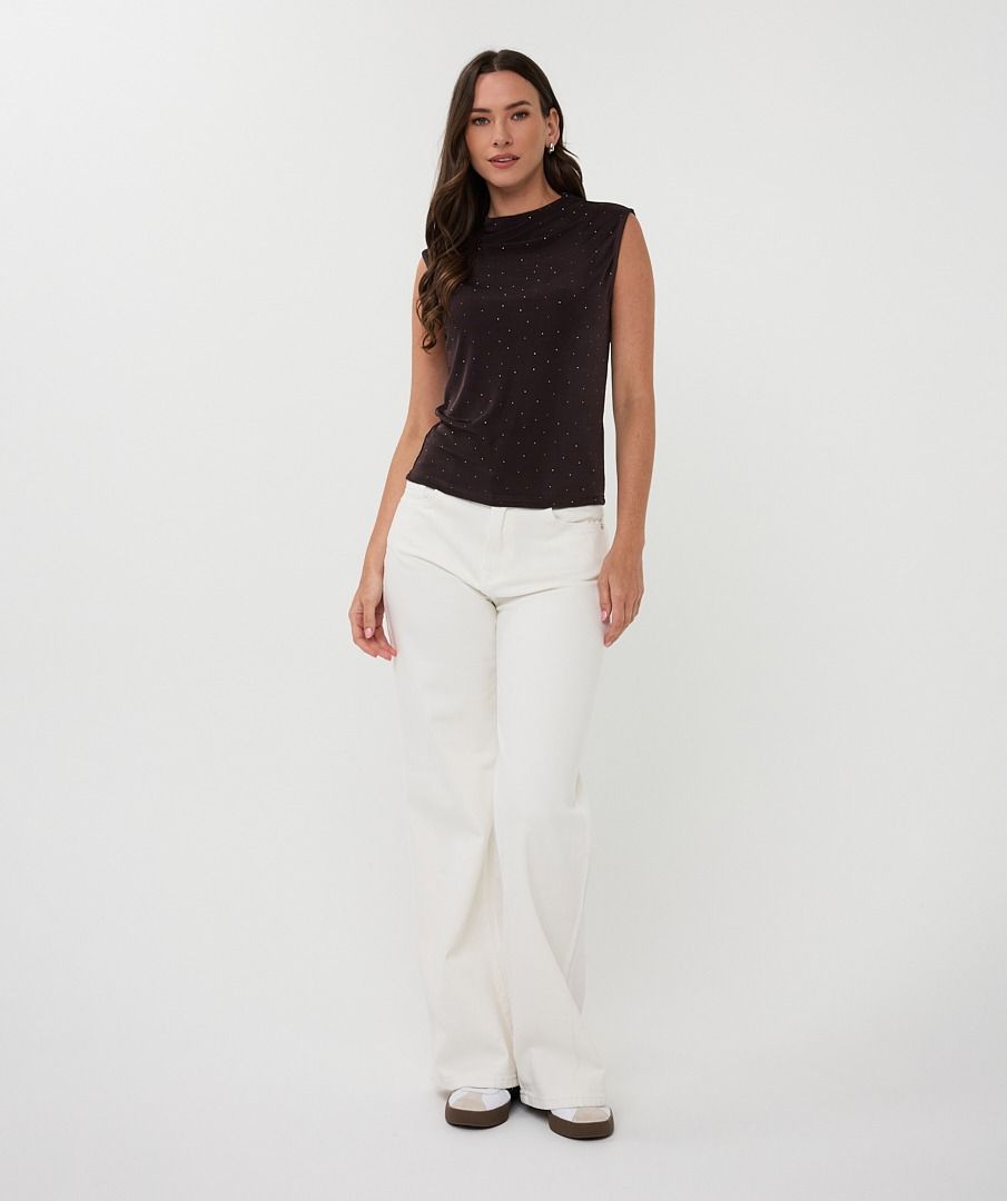 Esqualo Off White Jeans