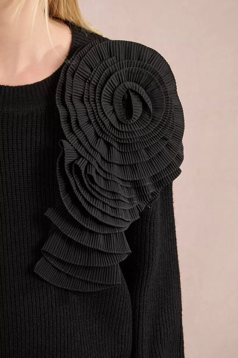 Molly Bracken Fancy Black Sweater