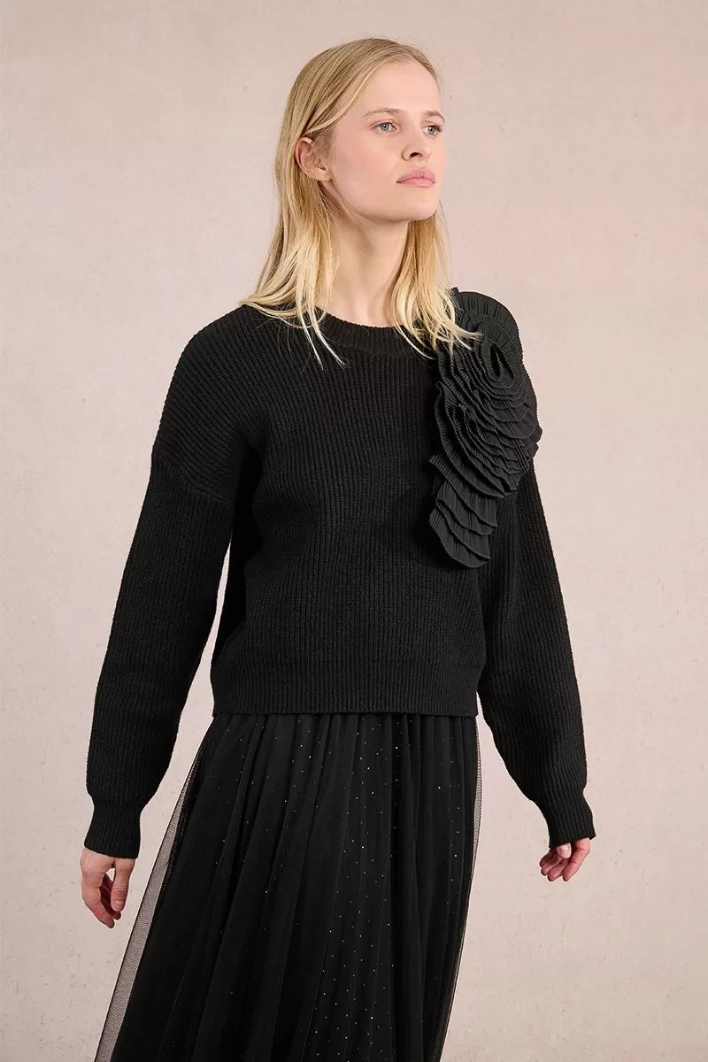 Molly Bracken Fancy Black Sweater