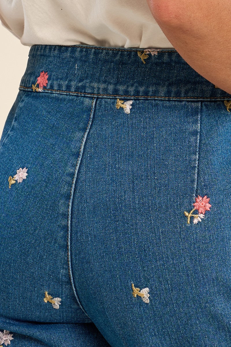Molly Bracken Fancy Embroidered Jeans