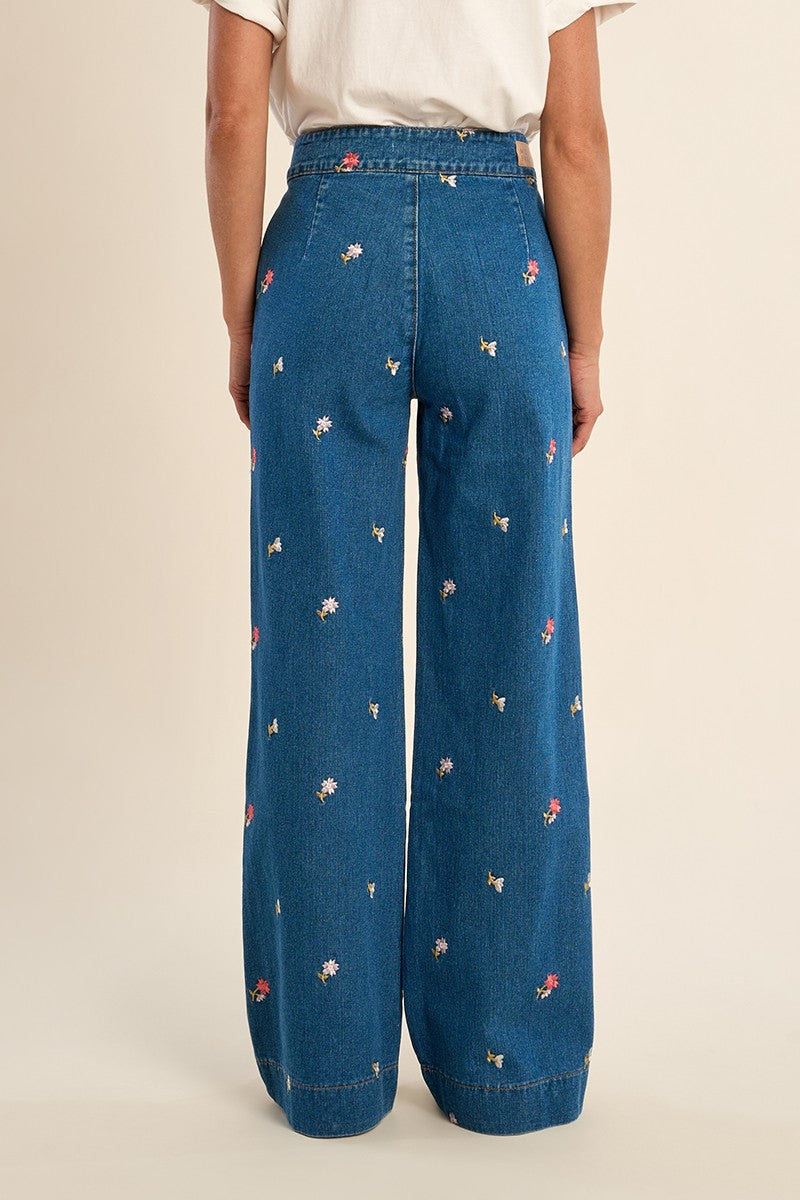 Molly Bracken Fancy Embroidered Jeans