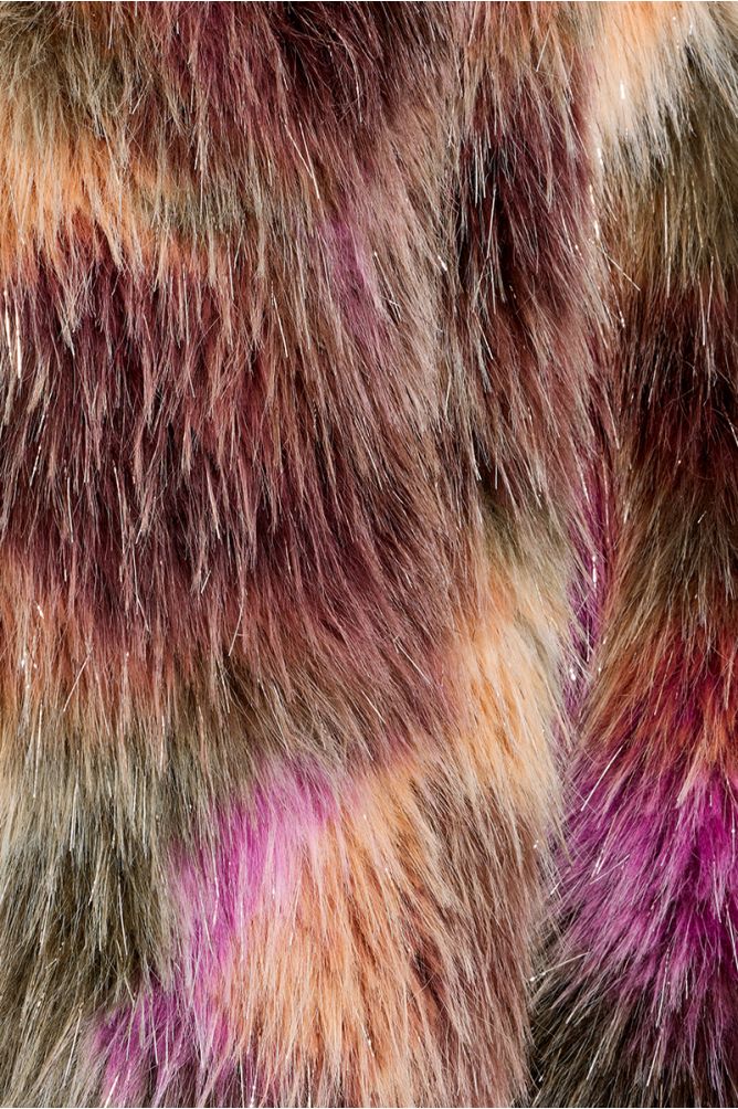 Lili Sidonio Faux Fur Multicoloured Jacket