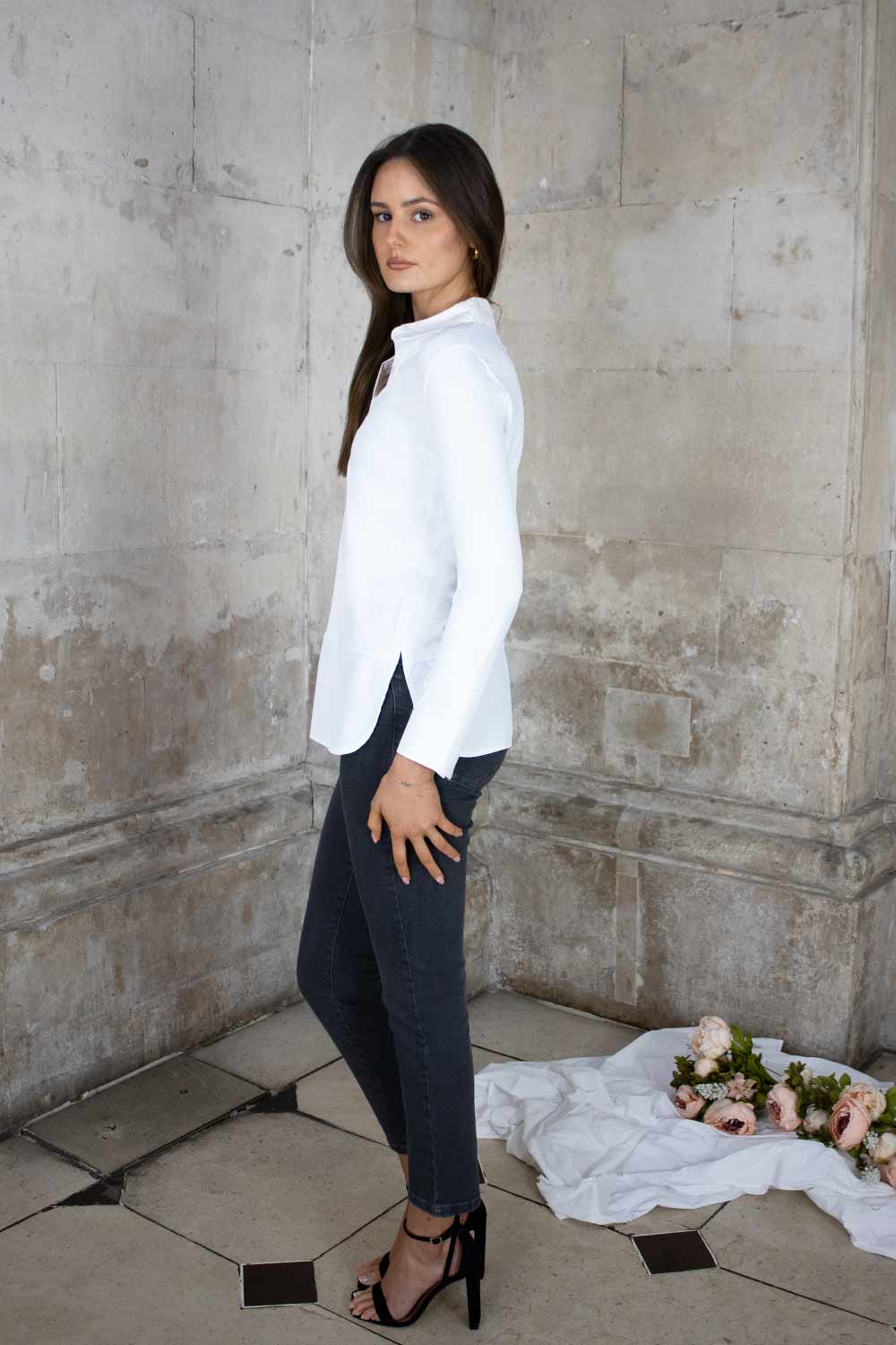 NO2MORO White Fenty Layering Shirt