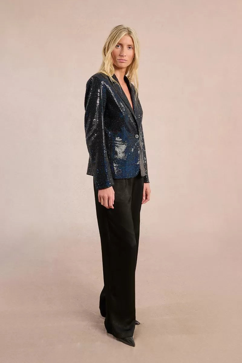 Molly Bracken Sequin Black Blazer