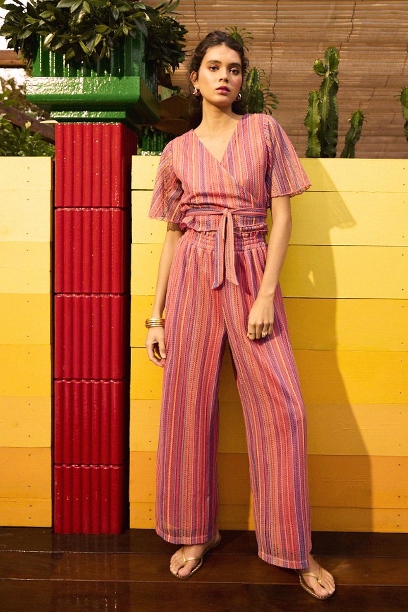 Lili Sidonio Multi Knitted Trousers