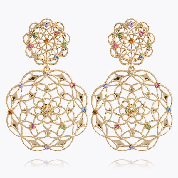 Caroline Svedbom Gardenia Earrings - Rainbow Combo