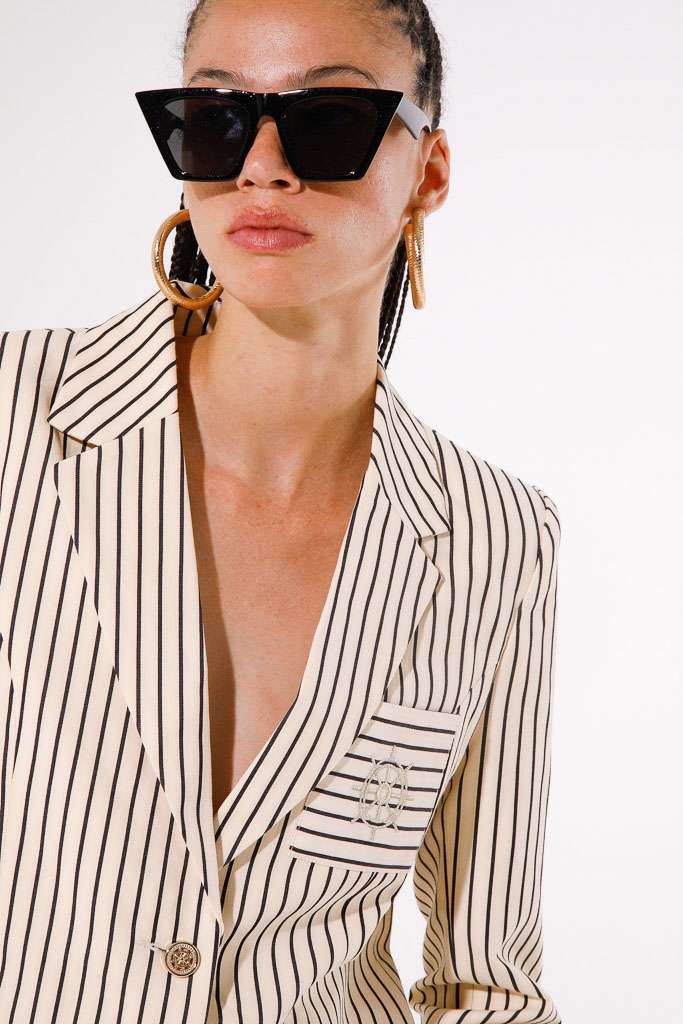 GoaGoa Cotton Posit Striped Blazer