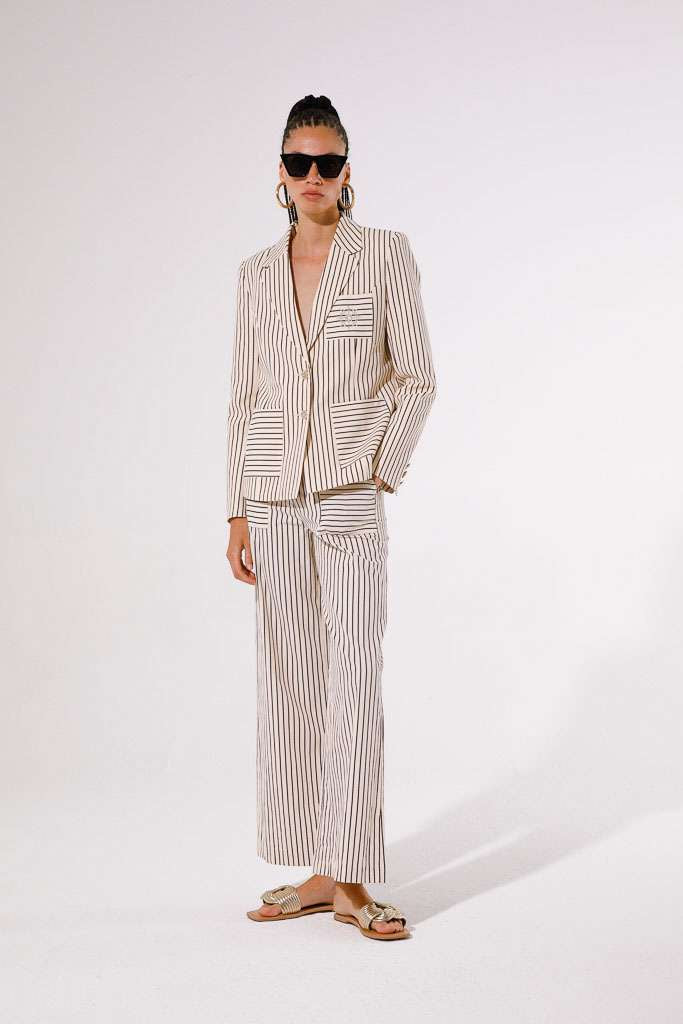 GoaGoa Cotton Posit Striped Blazer