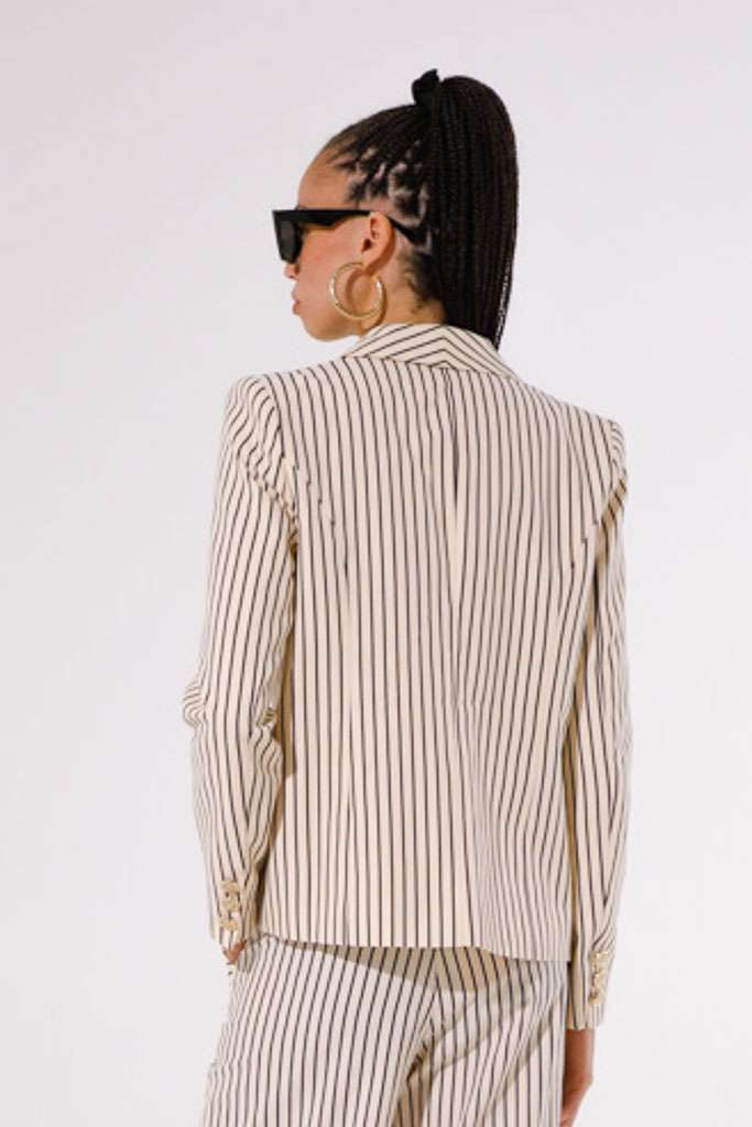 GoaGoa Cotton Posit Striped Blazer
