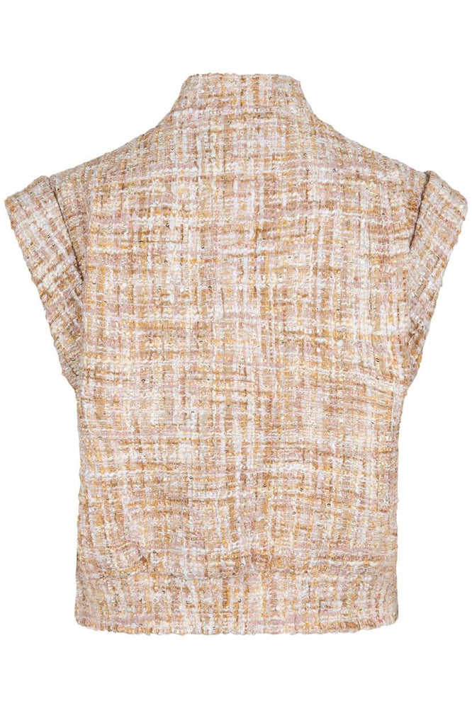 Esqualo Sand Tweed Gilet