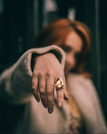 Caroline Svedbom Perfect Drop Ring - Golden Shadow