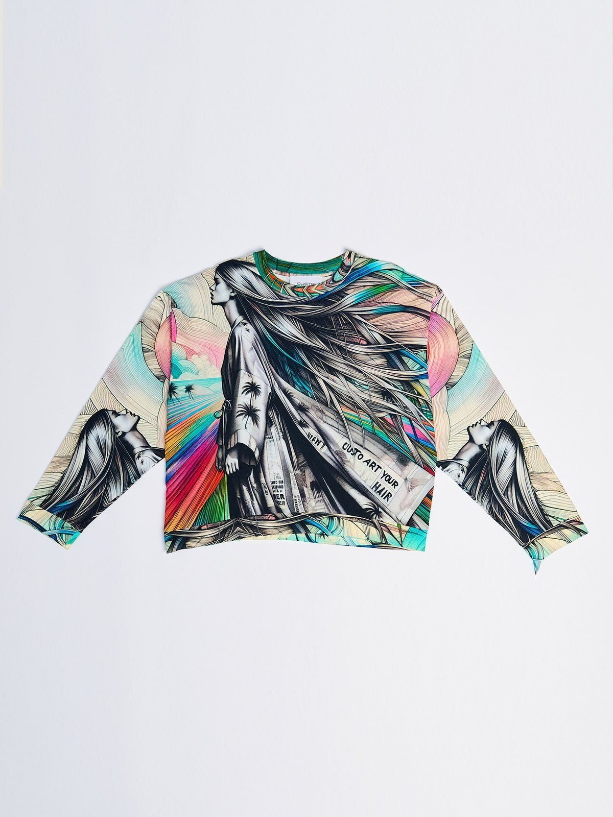 CUSTO Art Gown Hair Sweatshirt