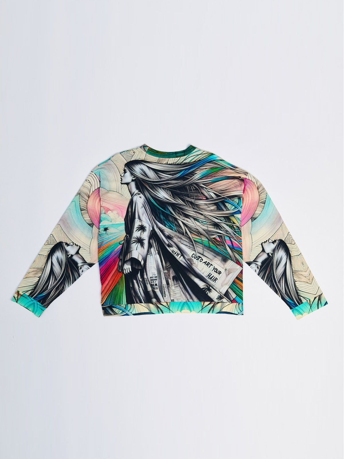 CUSTO Art Gown Hair Sweatshirt