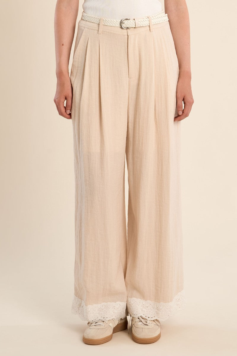 Molly Bracken High Waisted Straight Pant
