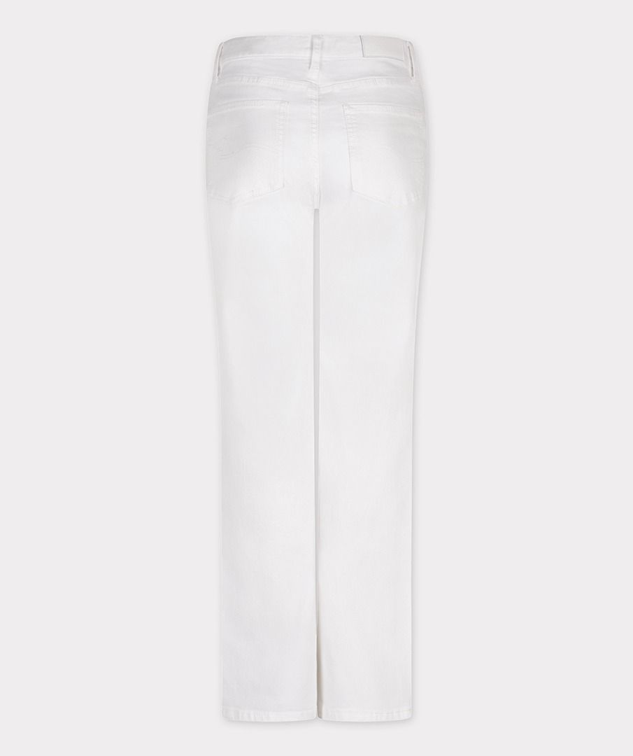 Esqualo Off White Wide Leg Jeans