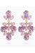 Caroline Svedbom Selene Earringes Gold - Violet Combo