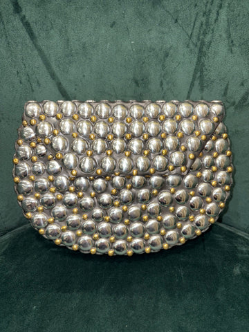 Dekers Shimo Shimo Silver Studded Bag