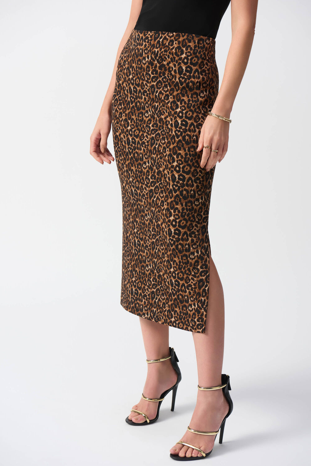 Knit leopard skirt best sale