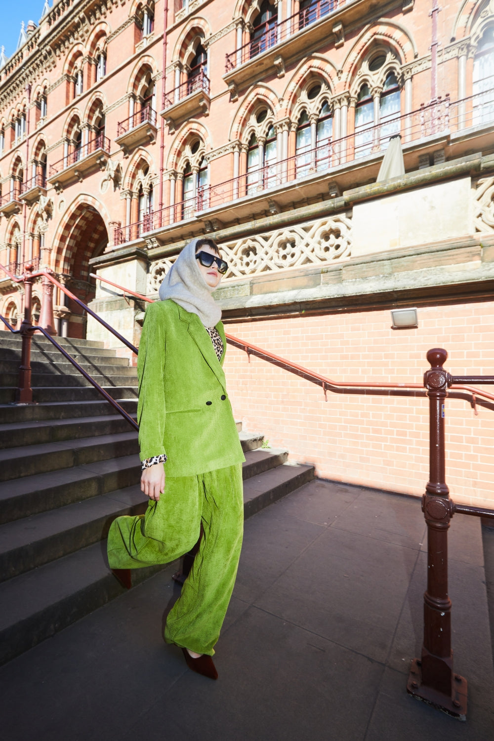 IMPREVU Oatmeal One Size Halo Snood