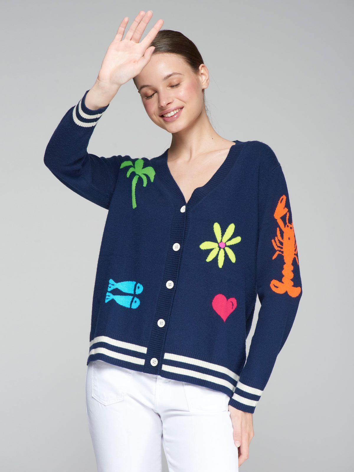 Vilagallo Intarsia Playa Knit