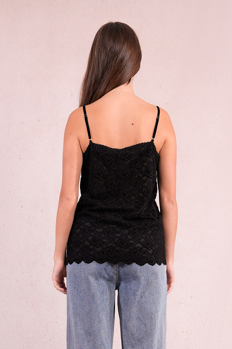 Molly Bracken Black Lace Camisole