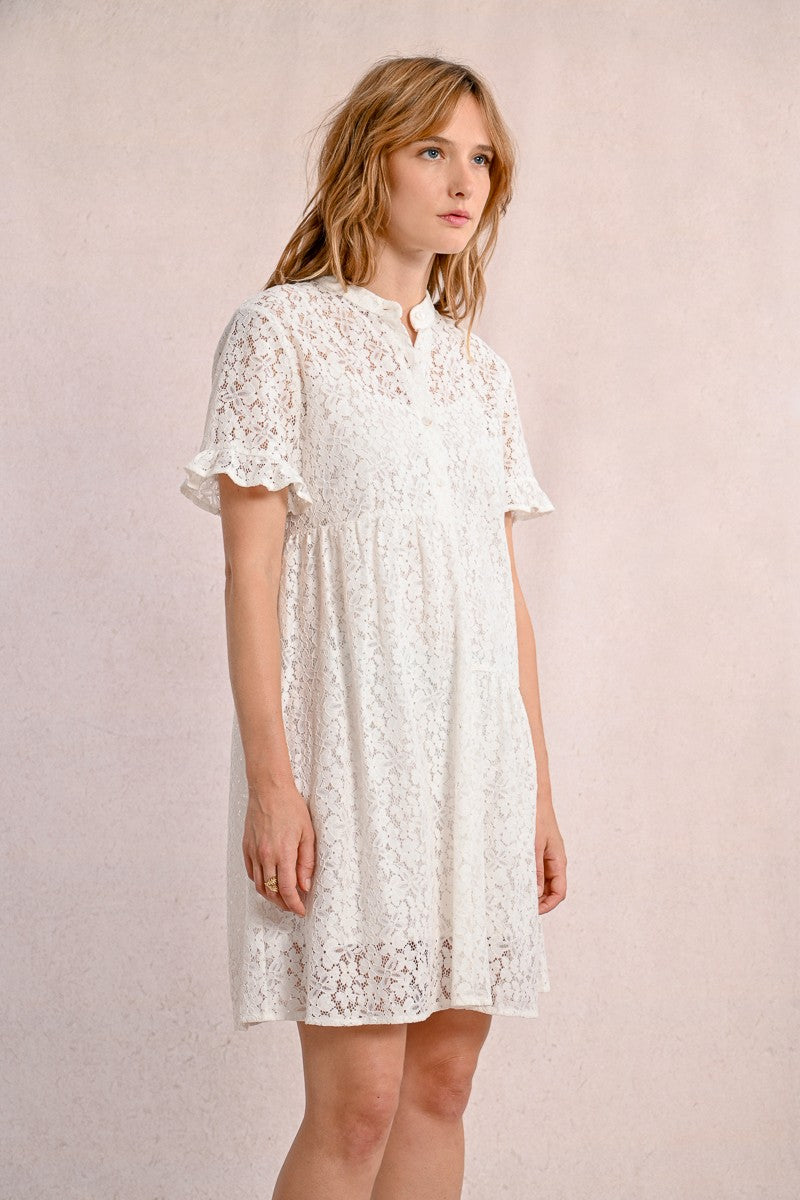 Molly Bracken White Lace Dress