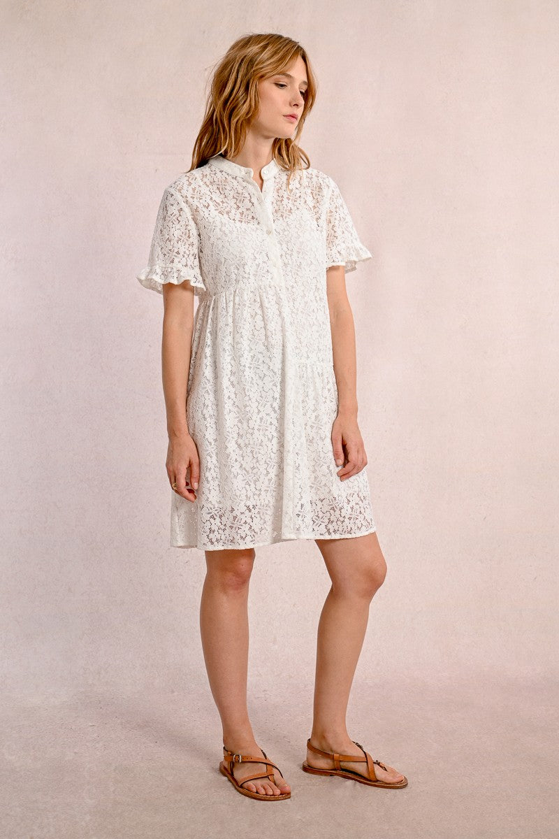 Molly Bracken White Lace Dress