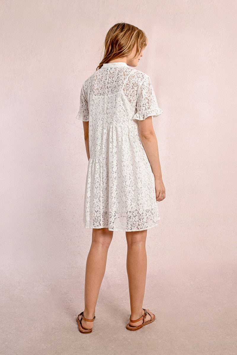 Molly Bracken White Lace Dress