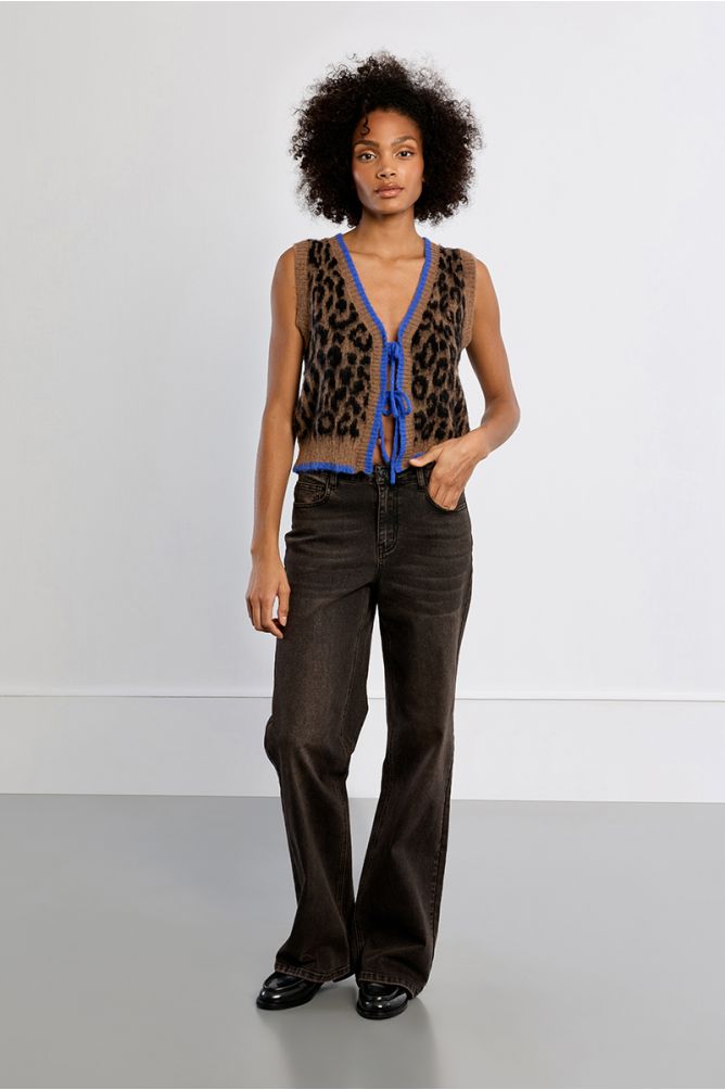 Molly Bracken Leopard Print Cami Vest