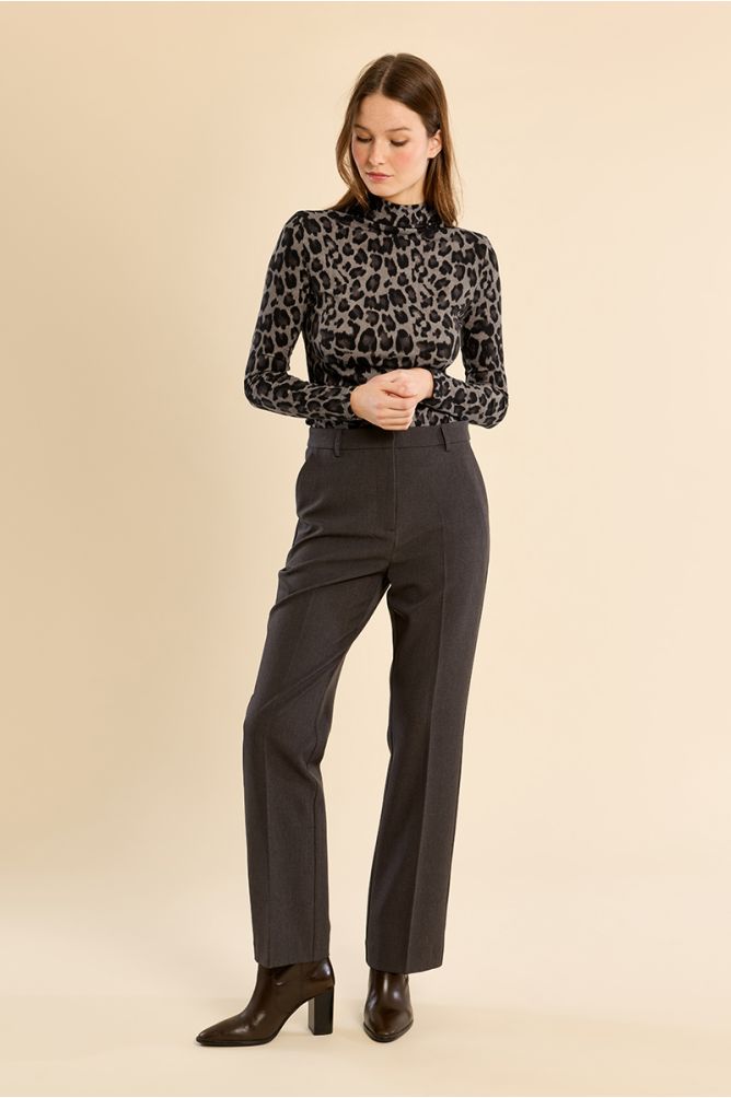 Molly Bracken Dark Grey Stand Up Top