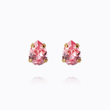 Caroline Svedbom Superpetite Drop Earrings Gold Light Rose