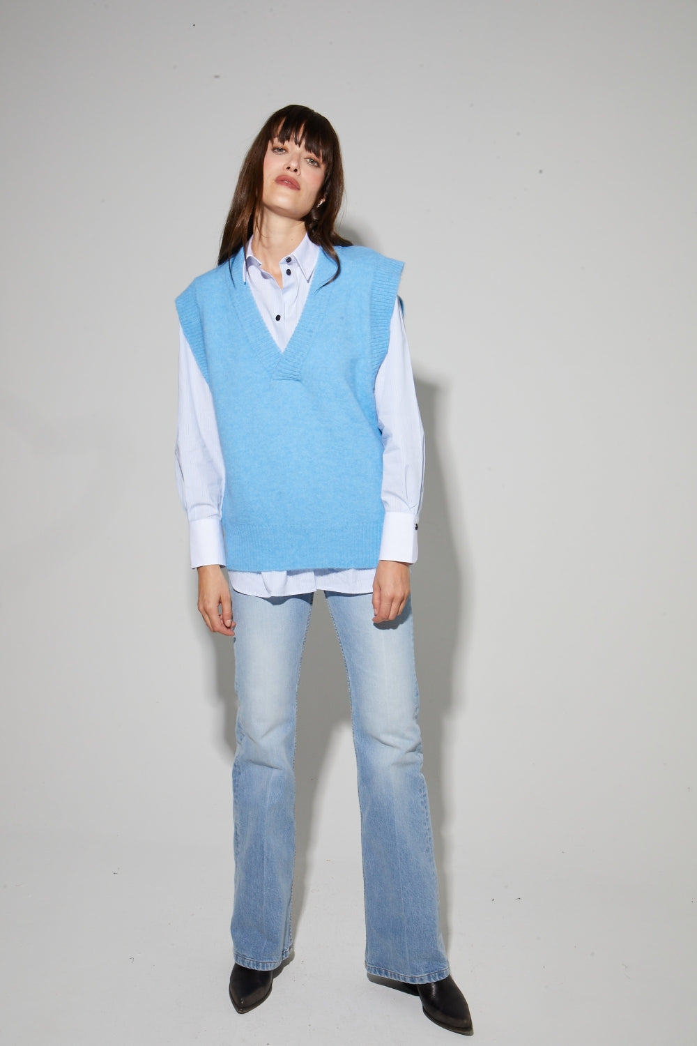 IMPREVU Preston Blue Knit