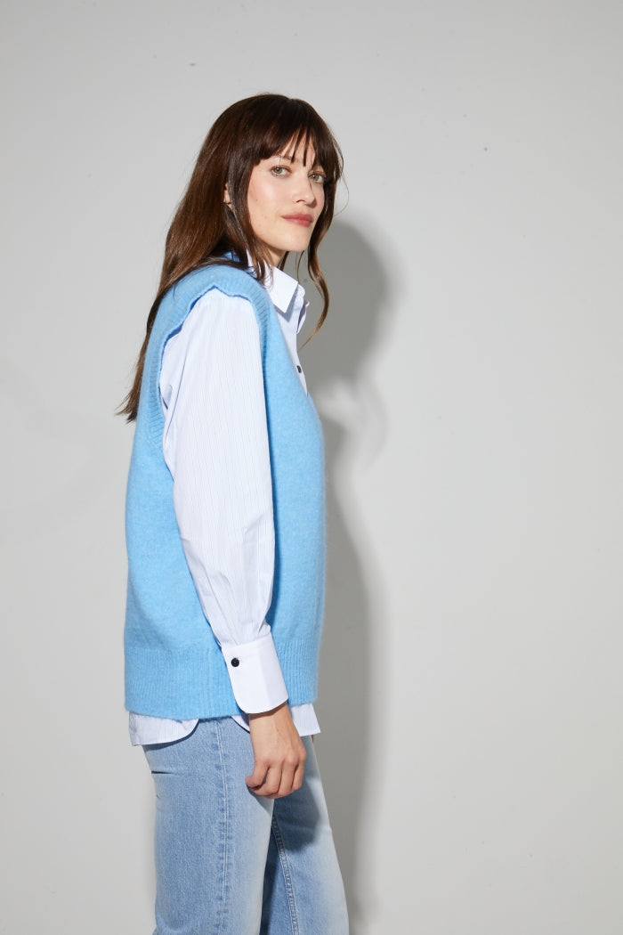 IMPREVU Preston Blue Knit