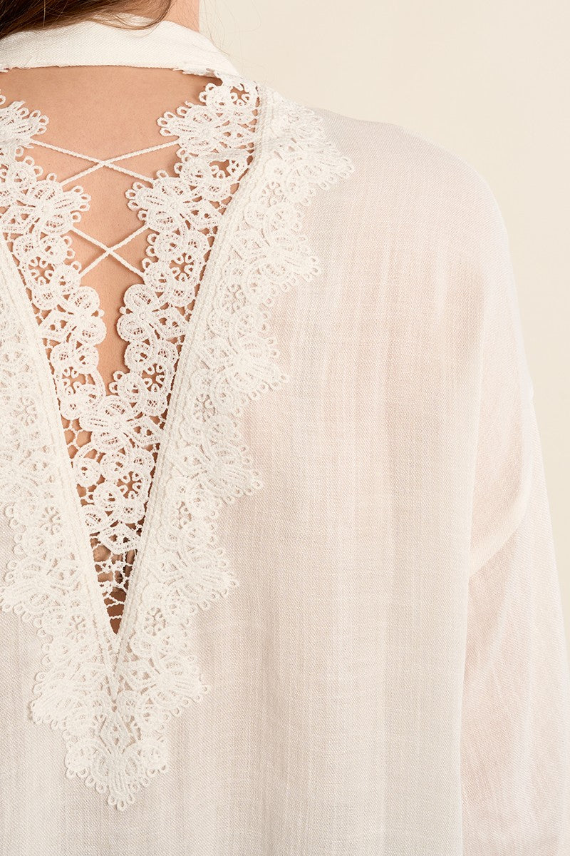 Molly Bracken Mandarin Collar Shirt