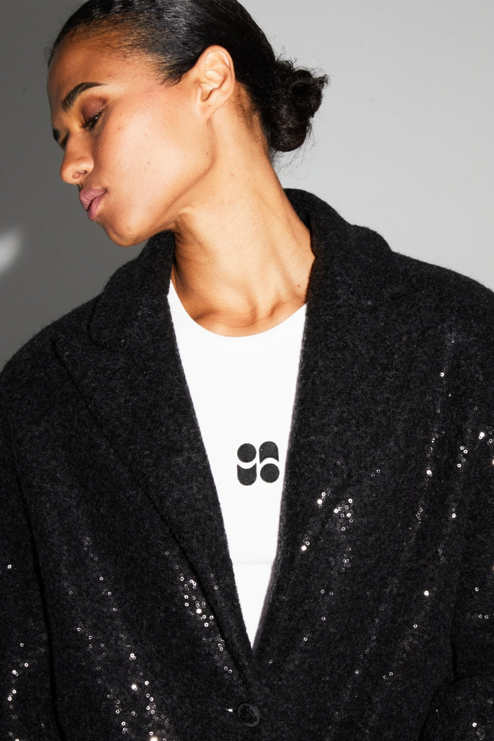 IMPREVU Alberto Eclat Black Coat