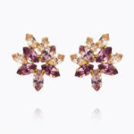 Caroline Svedbom Melia Earcuff Gold Violet Combo