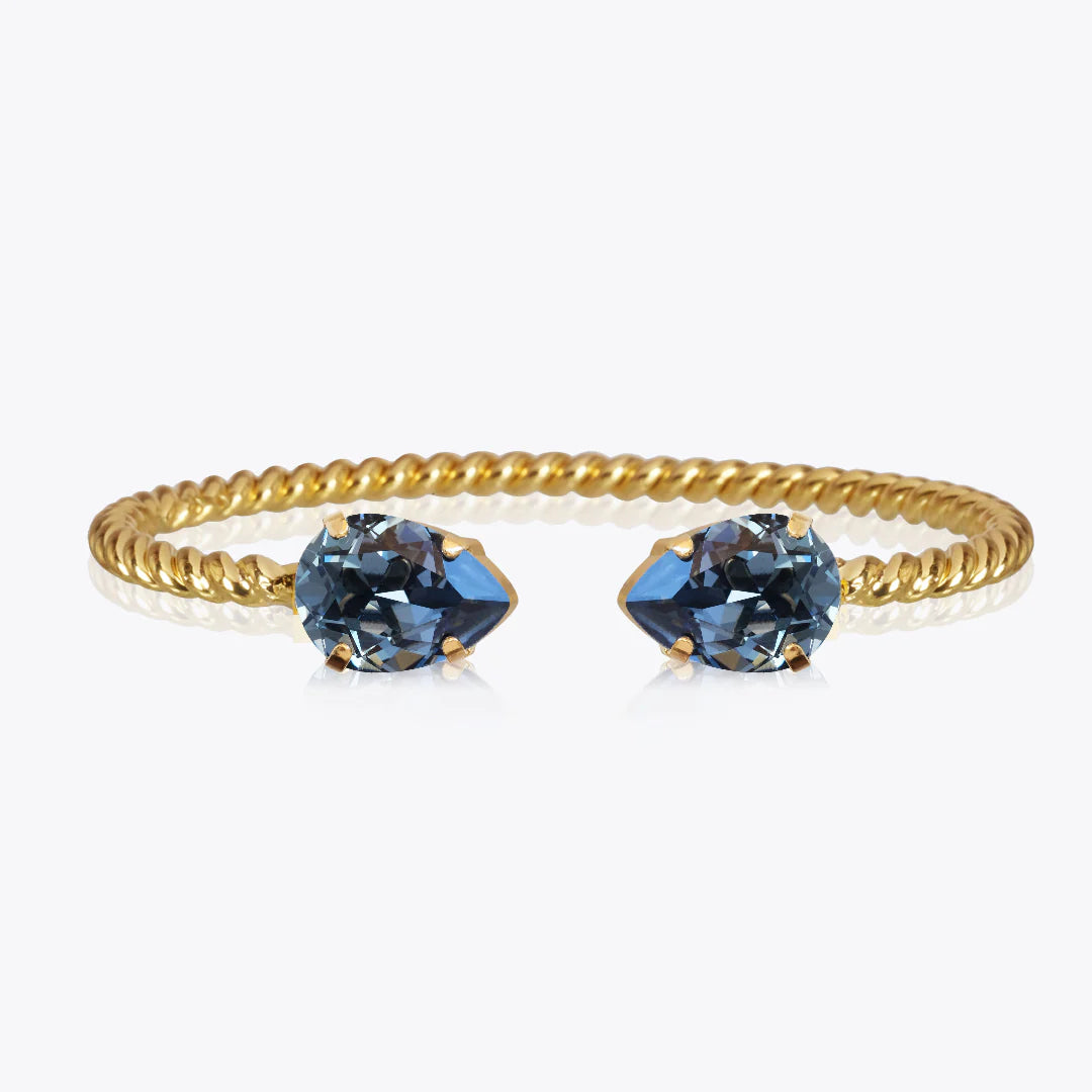 Caroline Svedbom Mini Drop Bracelet - Gold/Denim Blue