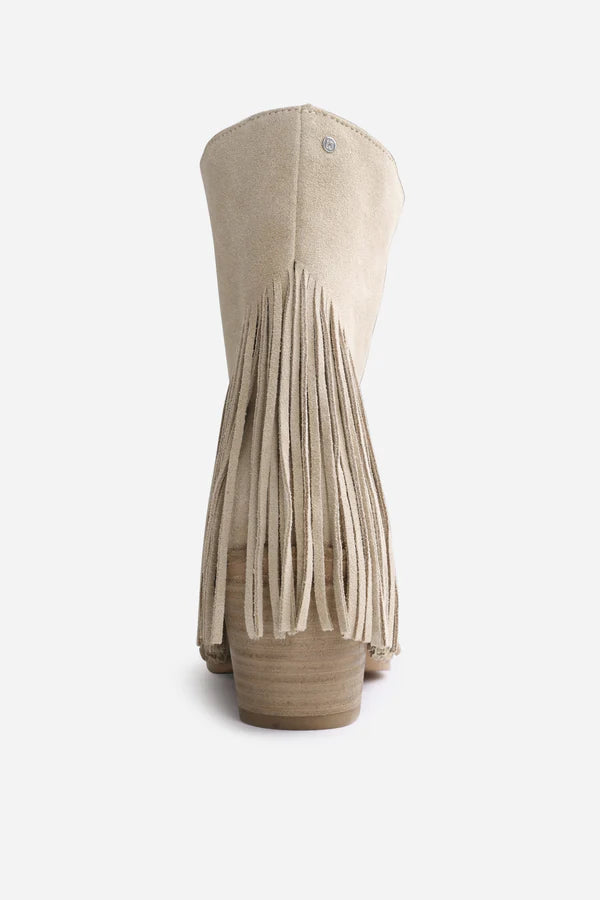 Bronx Jukeson Oatmilk Ankle Western Footwear