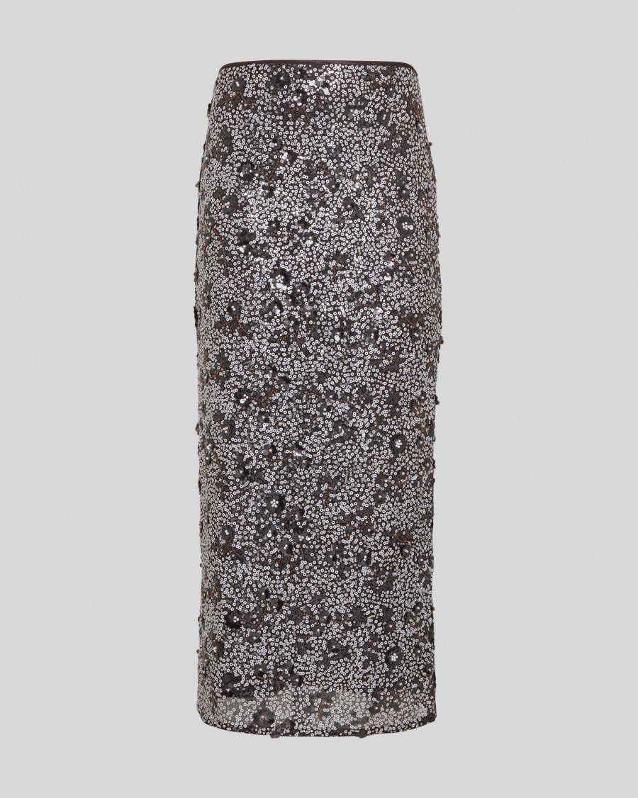 MSCH COPENHAGEN Sequins Mole Honey Skirt