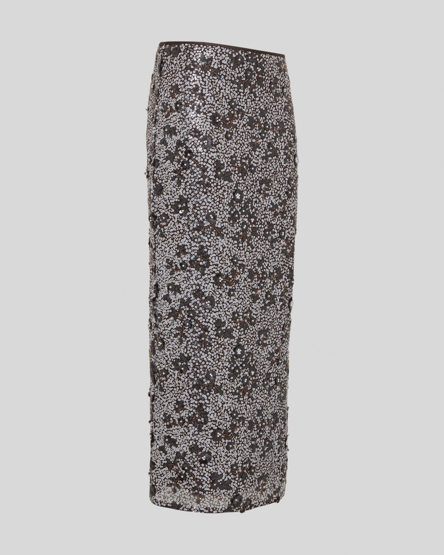 MSCH COPENHAGEN Sequins Mole Honey Skirt