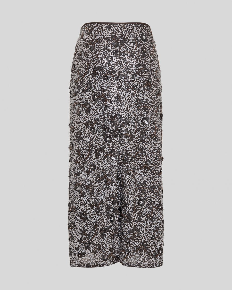 MSCH COPENHAGEN Sequins Mole Honey Skirt