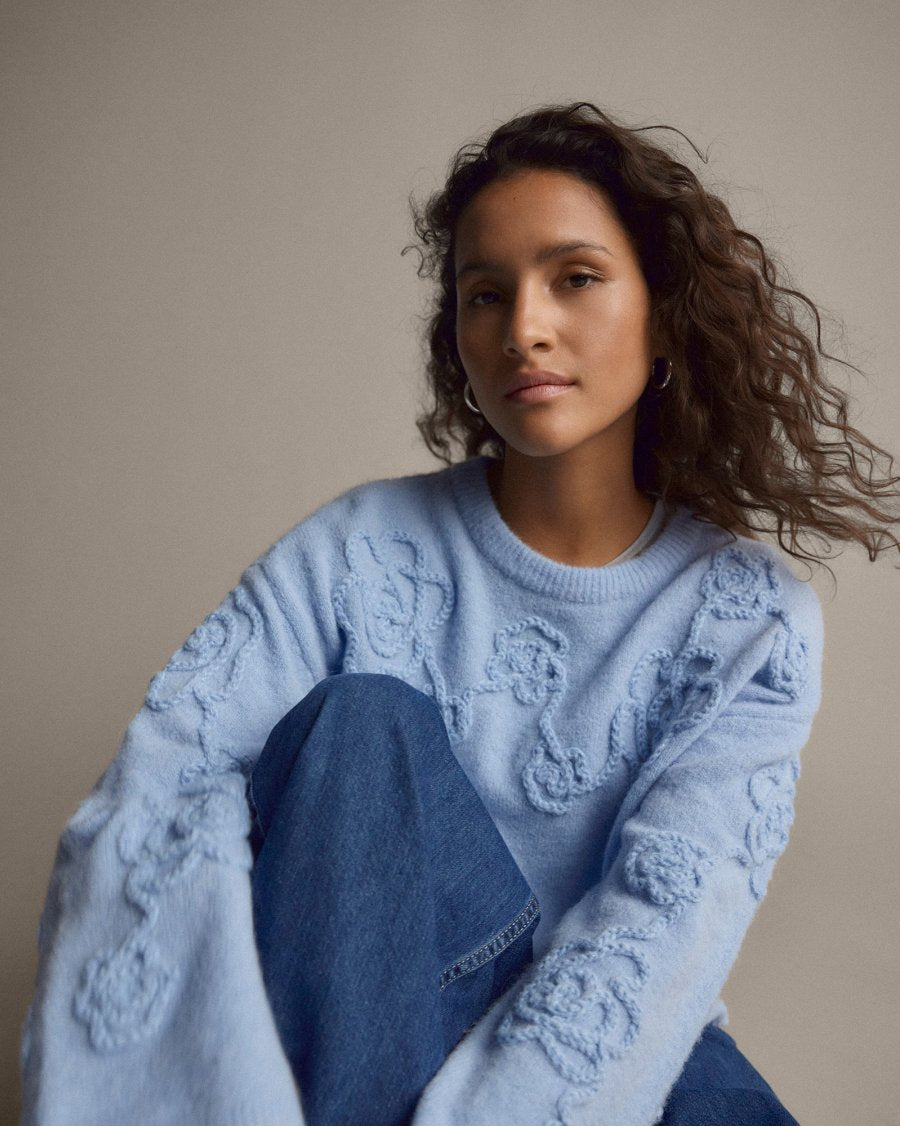 MSCH COPENHAGEN Windsurfer/Flowers Miabelle Hope Pullover